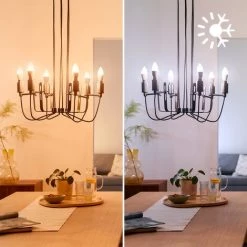 Ampoule LED Intelligente Philips C37 E14 4,9W 2 Pièces -PHILIPS Soldes 60850903 5