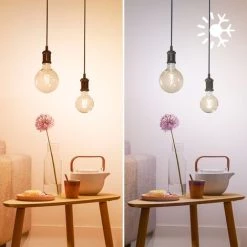 Ampoule LED À Incandescence Intelligente Philips G125 Ambre E27 7W -PHILIPS Soldes 60851246 5