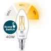 Ampoule LED Bougie Philips Sceneswitch 5W E14 -PHILIPS Soldes 60851323 1