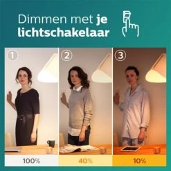 Ampoule LED Bougie Philips Sceneswitch 5W E14 -PHILIPS Soldes 60851323 5