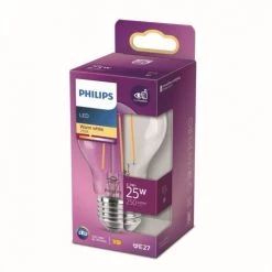 Ampoule LED Philips Blanc Chaud E27 2,2W -PHILIPS Soldes 60851365 5