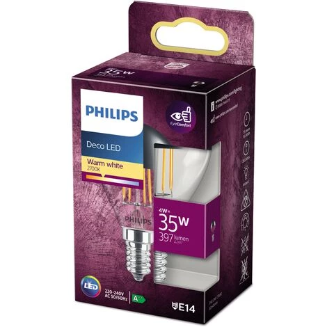 Ampoule Boule LED Philips E14 4W 5 Ampoule Boule LED Philips E14 4W – Image 3