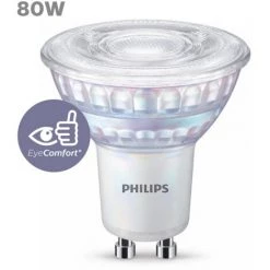 Spot LED À Intensité Variable Philips Blanc Froid GU10 6,2W