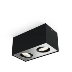 Spot Philips LED Box Noir 2x4,5W - Noir