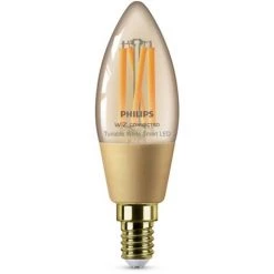 Ampoule LED À Incandescence Intellligente Philips C35 Ambre E14 4,9W -PHILIPS Soldes 60852759 3
