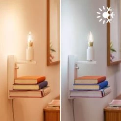 Ampoule LED À Incandescence Intellligente Philips C35 Ambre E14 4,9W -PHILIPS Soldes 60852759 5