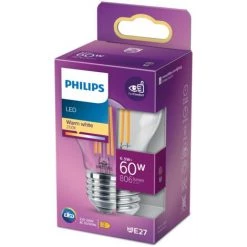 Ampoule LED Sphérique Philips Blanc Chaud E27 6,5W -PHILIPS Soldes 60852789 5