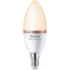 Ampoule LED Intelligente Philips C37 E14 4,9W -PHILIPS Soldes 60852875 4