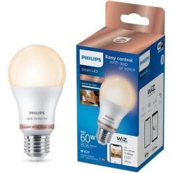 Lampe LED Intelligente Philips A60 E27 8W