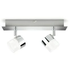 Spot LED Philips Float Métal 2x5W - Chrome