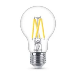 Ampoule LED À Incandescence Philips Gradable Blanc Chaud E27 3,4W -PHILIPS Soldes 60853862 3