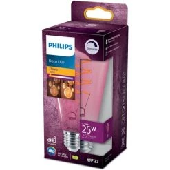 Ampoule LED Spirale Philips Blanc Chaud Rosé 5W E27