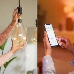 Ampoule À Filament Intélligente Philips PS160 Ambre E27 6W -PHILIPS Soldes 60858904 4