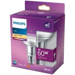 Réflecteur LED Philips Blanc Chaud E27 4W -PHILIPS Soldes 60859016 4