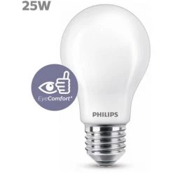 Ampoule LED Philips Blanc Chaud E27 2,2W