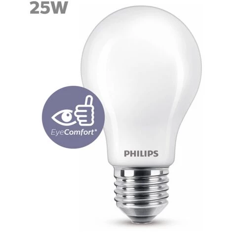 Ampoule LED Philips Blanc Chaud E27 2,2W 3 Ampoule LED Philips Blanc Chaud E27 2,2W