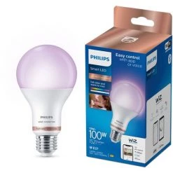 Ampoule LED Intelligente Philips A67 Colorée E27 13W