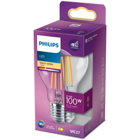 Ampoule LED Philips A60 Blanc Chaud E27 10,5W 7 Ampoule LED Philips A60 Blanc Chaud E27 10,5W – Image 5