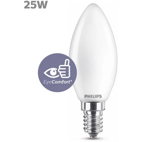 Ampoule LED Bougie Philips E14 2,2W 3 Ampoule LED Bougie Philips E14 2,2W