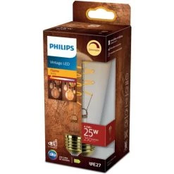 Ampoule LED Philips Blanc Chaud 4,5W E27