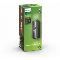 Philips Luminaire Extérieur SHADOW Applique Anthracite -PHILIPS Soldes 61077031 2