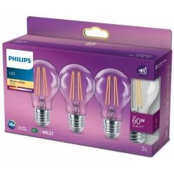 LED EEC: A++ (A++ - E) Philips Lighting 76393000 76393000 E27 Puissance: 7 W Blanc Chaud N/A 7 KWh/1000h