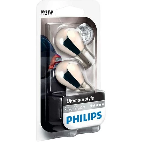 Ampoule De Signalisation Philips 31117730 Silvervision PY21W 21 W 1 Paire(s) 5 Ampoule De Signalisation Philips 31117730 Silvervision PY21W 21 W 1 Paire(s) – Image 3