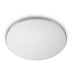 PHILIPS Plafonnier LED CCT Toba Slim 23W Avec Télécommande Downlight - Argent