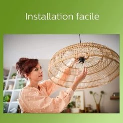 Philips Ampoule LED Flamme Classe A, 40W, 3000K Blanc, Transparante, Verre -PHILIPS Soldes 63472219 5