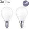 Ampoule LED Philips Blanc Chaud E14 2,2W 2 pièces -PHILIPS Soldes 64845470 1