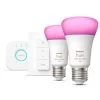 PHILIPS HUE WHITE AND COLOR AMBIANCE KIT DE DÉMARRAGE E27 (8719514291379) 929002468805 -PHILIPS Soldes 64928975 1
