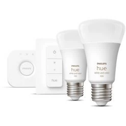 PHILIPS HUE WHITE AND COLOR AMBIANCE KIT DE DÉMARRAGE E27 (8719514291379) 929002468805 -PHILIPS Soldes 64928975 4