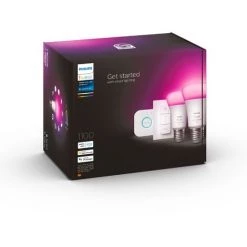 PHILIPS HUE WHITE AND COLOR AMBIANCE KIT DE DÉMARRAGE E27 (8719514291379) 929002468805 -PHILIPS Soldes 64928975 5