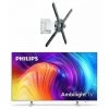 PACK PHILIPS TV LED 43" 108cm Téléviseur 4K UHD + ERARD Support TV Mural Inclinable - Noir