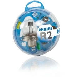 Coffret Ampoules Essentiel PHILIPS R2 12V 55W