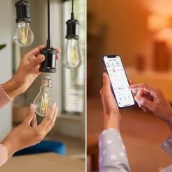 Philips Ampoule À Filament LED Intelligente A60 E27 7W 2 Pièces -PHILIPS Soldes 70071819 3