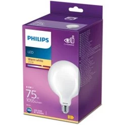 Ampoule LED Globe Philips Blanc Chaud 8,5W E27 -PHILIPS Soldes 70072217 5