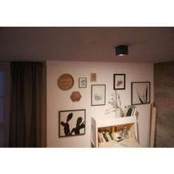 Spot LED Philips Box WarmGlow Noir 4,5W - Noir 9 Spot LED Philips Box WarmGlow Noir 4,5W - Noir -PHILIPS Soldes 70093939 3