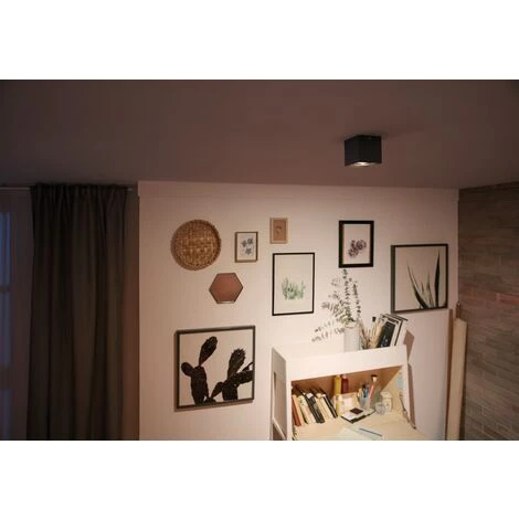 Spot LED Philips Box WarmGlow Noir 4,5W - Noir 7 Spot LED Philips Box WarmGlow Noir 4,5W - Noir – Image 5