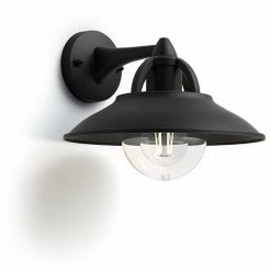 Philips - MyGarden Cormorant Applique Murale Noire