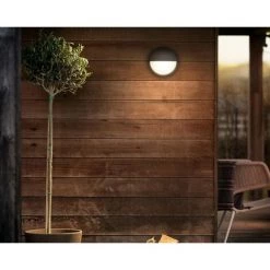 Philips - MyGarden Capricorn Applique Murale, Ronde, Anthracite, Jardin Et Terrasse -PHILIPS Soldes 70493227 4