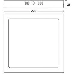 Philips - Functional Magneos Surface Mount Square Slim Spot Encastré Carré, Blanc, 3x29x29, 2700K, 2000 Lumen -PHILIPS Soldes 70493239 4