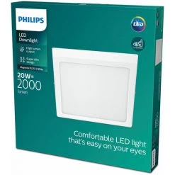 Philips - Functional Magneos Surface Mount Square Slim Spot Encastré Carré, Blanc, 3x29x29, 2700K, 2000 Lumen -PHILIPS Soldes 70493239 5