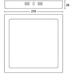 Philips - Functional Magneos Surface Mount Square Slim Spot Encastré Carré, Noir, 3x29x29, 2700K, 1900 Lumen -PHILIPS Soldes 70493242 4