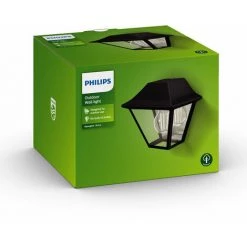 Philips - Applique Pour Jardin Et Terrasse Noire, E27 -PHILIPS Soldes 70493243 2