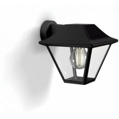 Philips - Applique Pour Jardin Et Terrasse, Noir, 50-60 Hz, E27, IP44