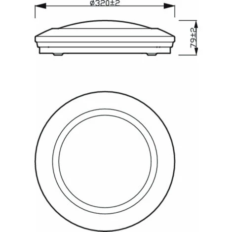 Philips - MyLiving Cinnabar Plafonnier Rond, Blanche, 8x32x32 4 Philips - MyLiving Cinnabar Plafonnier Rond, Blanche, 8x32x32 – Image 2