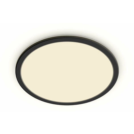 Philips - Functional Superslim CL550, Plafonnier Rond, Noir, 3x25x25 2700K, 1300 Lumen, IP44 3 Philips - Functional Superslim CL550, Plafonnier Rond, Noir, 3x25x25 2700K, 1300 Lumen, IP44