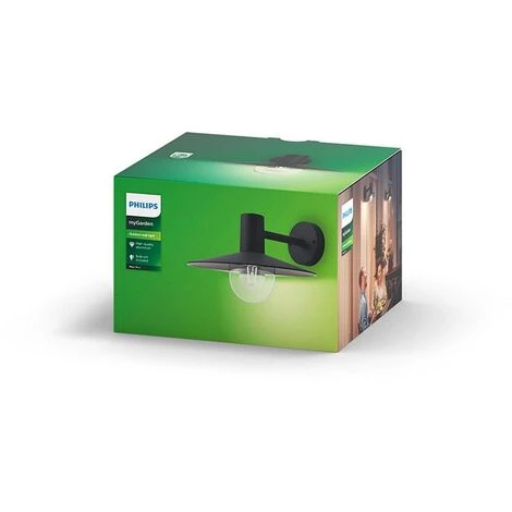 Philips - MyGarden Skua Applique Murale, Noir, Jardin Et Terrasse 4 Philips - MyGarden Skua Applique Murale, Noir, Jardin Et Terrasse – Image 2