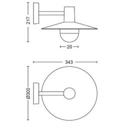 Philips - MyGarden Skua Applique Murale, Noir, Jardin Et Terrasse 9 Philips - MyGarden Skua Applique Murale, Noir, Jardin Et Terrasse -PHILIPS Soldes 70493508 3